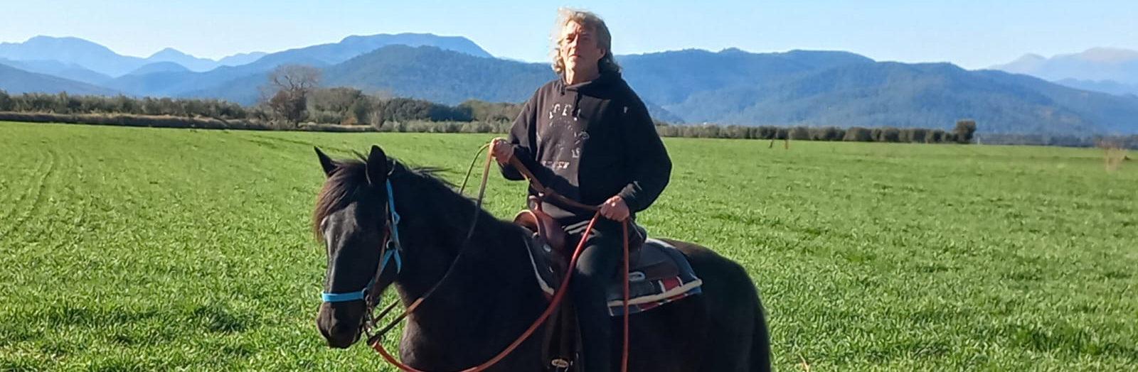 Herbert op het paard